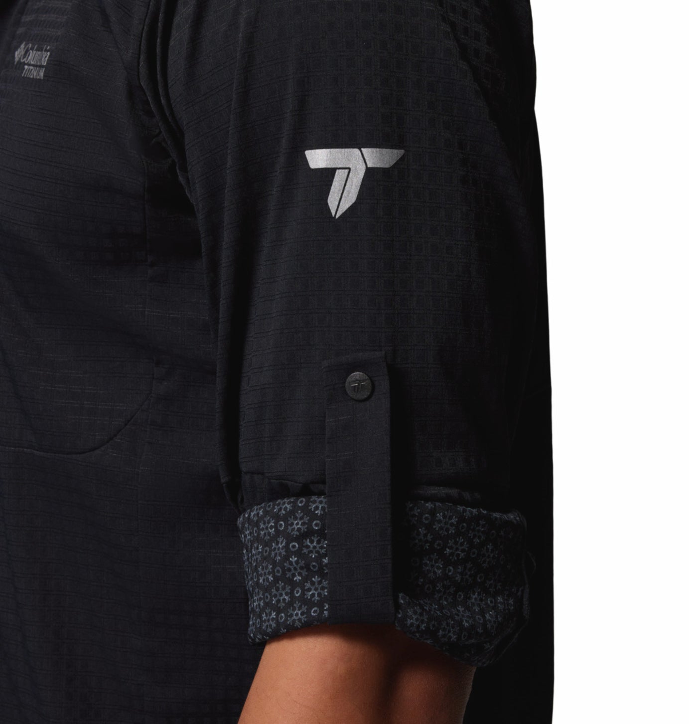 Columbia Men Black Omni-Freeze Ridge Ascent Long Sleeve Shirt
