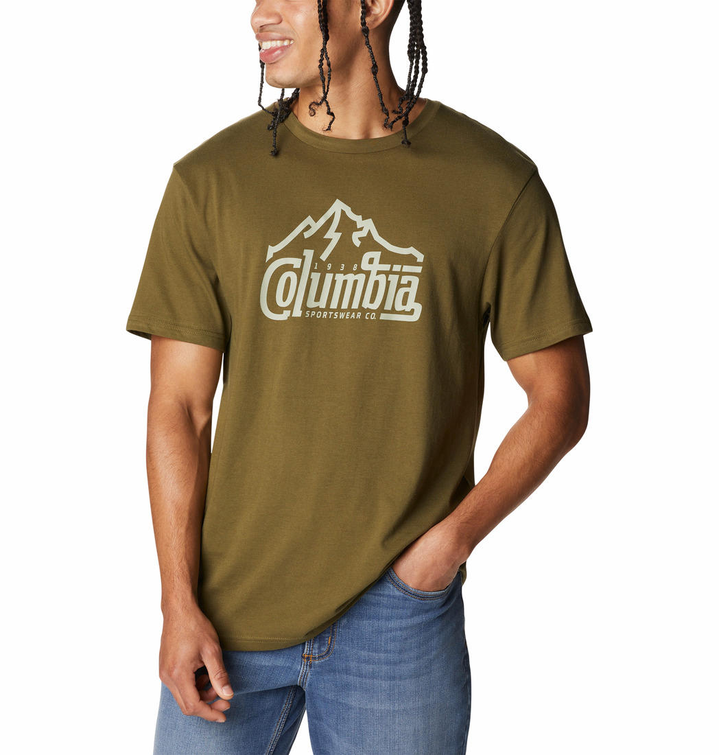 Columbia Men Green Path Lake Graphic Tee II