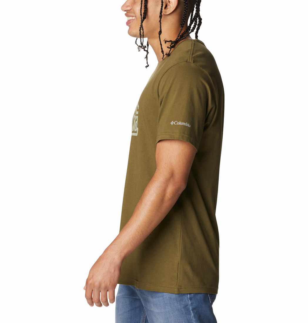 Columbia Men Green Path Lake Graphic Tee II