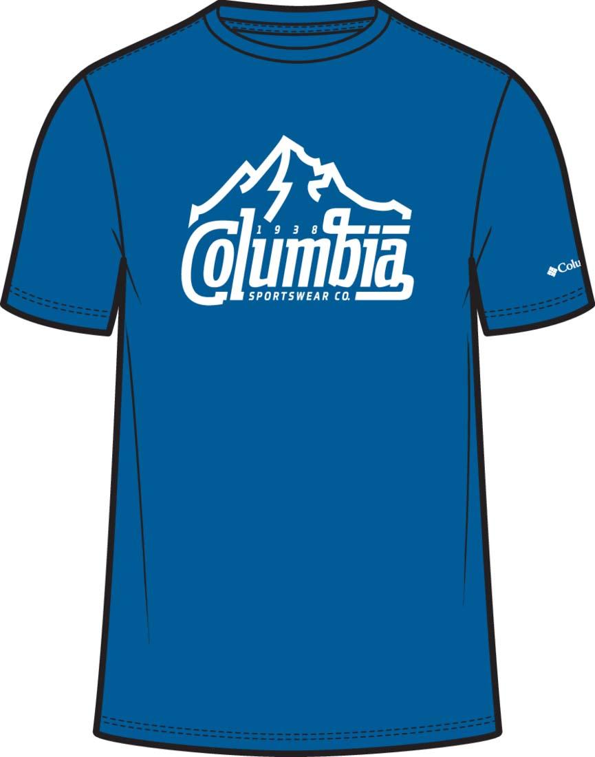 Columbia Men Blue Path Lake Graphic Tee II
