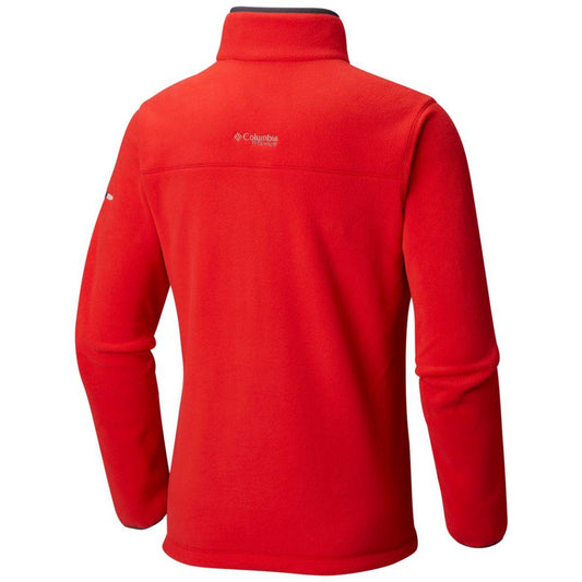 Columbia Men Red Titan Pass 2.0 Fleece Jacket