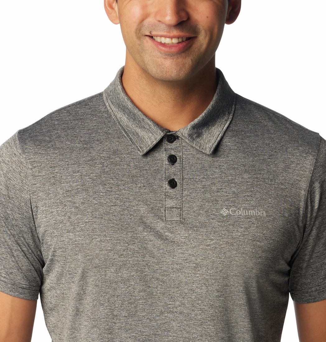 Columbia Men Black Columbia Men Hike Polo T-Shirt