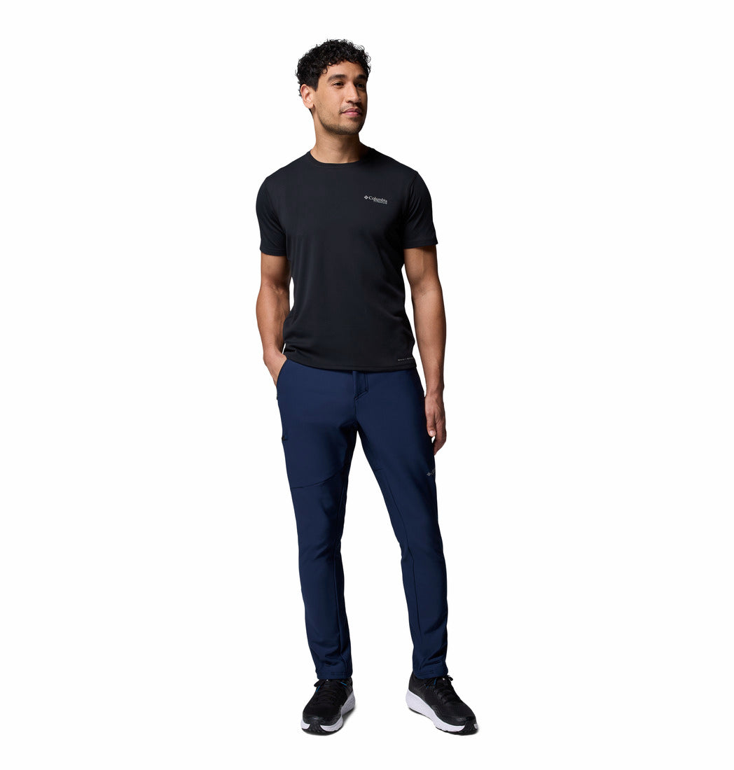 Columbia Men Navy Blue Omni-Shield Vast Canyon Softshell Pant (Plus Size)