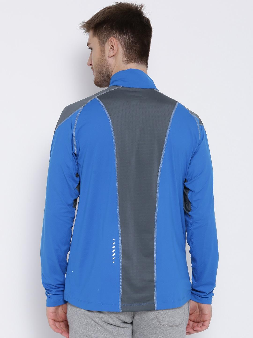 Columbia Men Blue Freeze Degree II Half Zip Long Sleeve