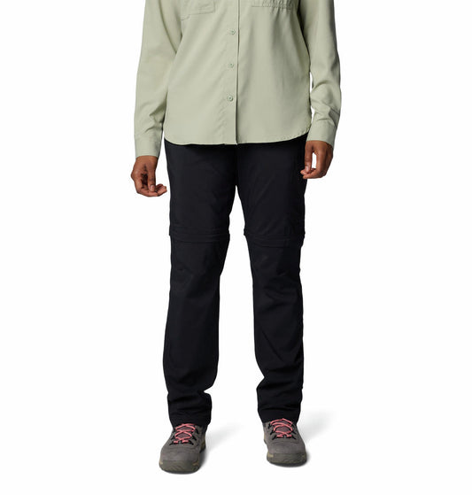 Columbia Womens Black Silver Ridge Utility Convertible Pant
