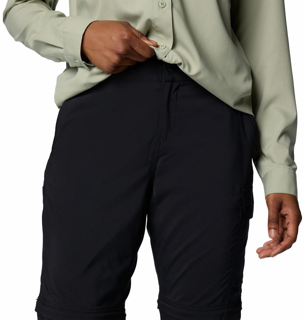 Columbia Womens Black Silver Ridge Utility Convertible Pant