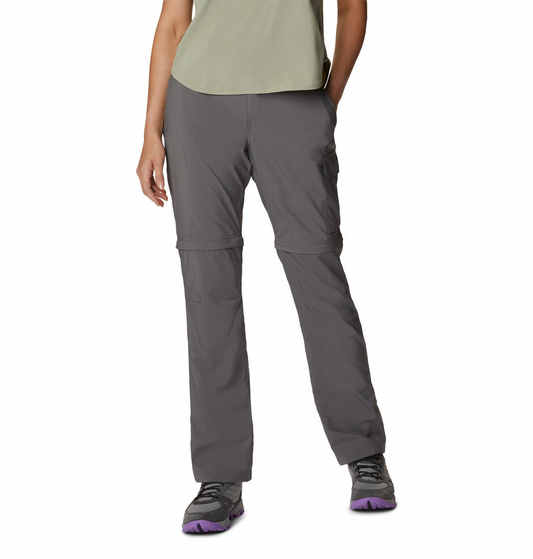Columbia Womens Grey Silver Ridge Utility Convertible Pant