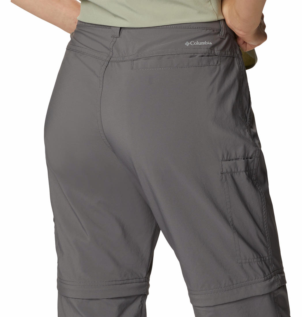 Columbia Womens Grey Silver Ridge Utility Convertible Pant