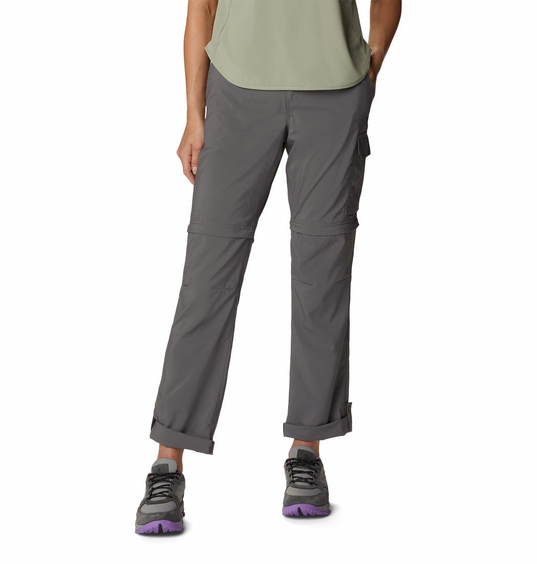 Columbia Womens Grey Silver Ridge Utility Convertible Pant