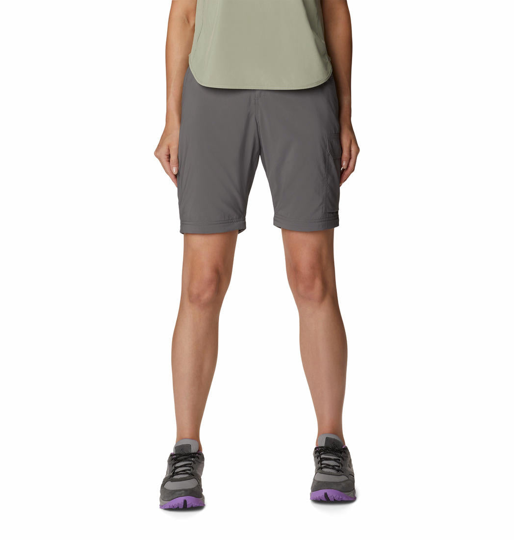 Columbia Womens Grey Silver Ridge Utility Convertible Pant