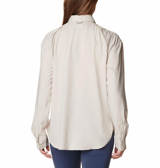 Columbia Womens Brown Silver Ridge Utility Long Sleeve Shirt