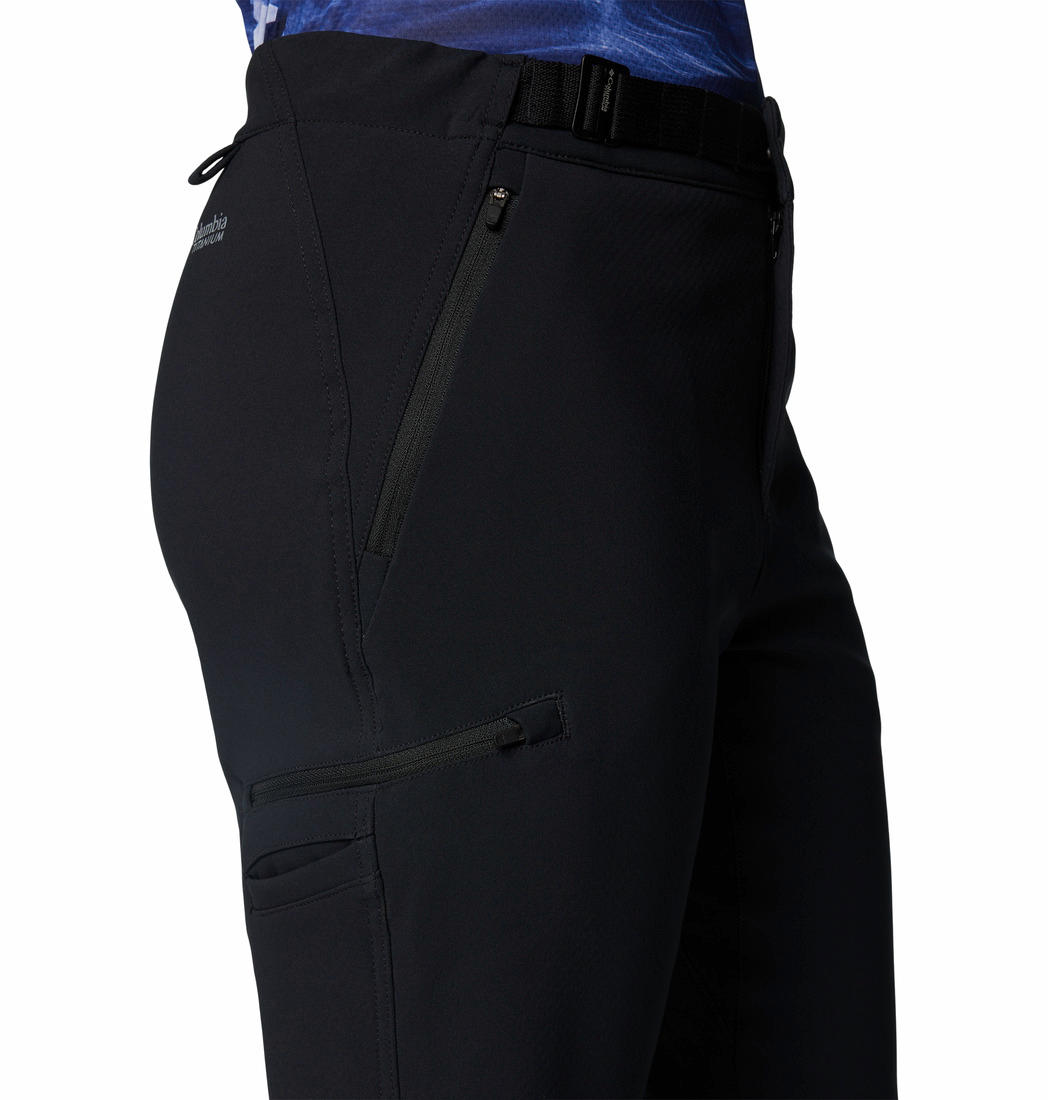 Columbia Womens Black Vast Canyon Omni-Heat Infinity Softshell Pant