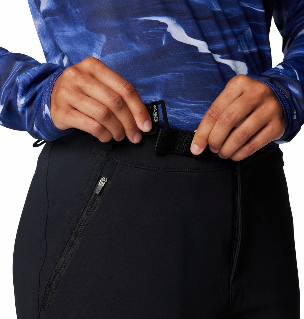 Columbia Womens Black Vast Canyon Omni-Heat Infinity Softshell Pant