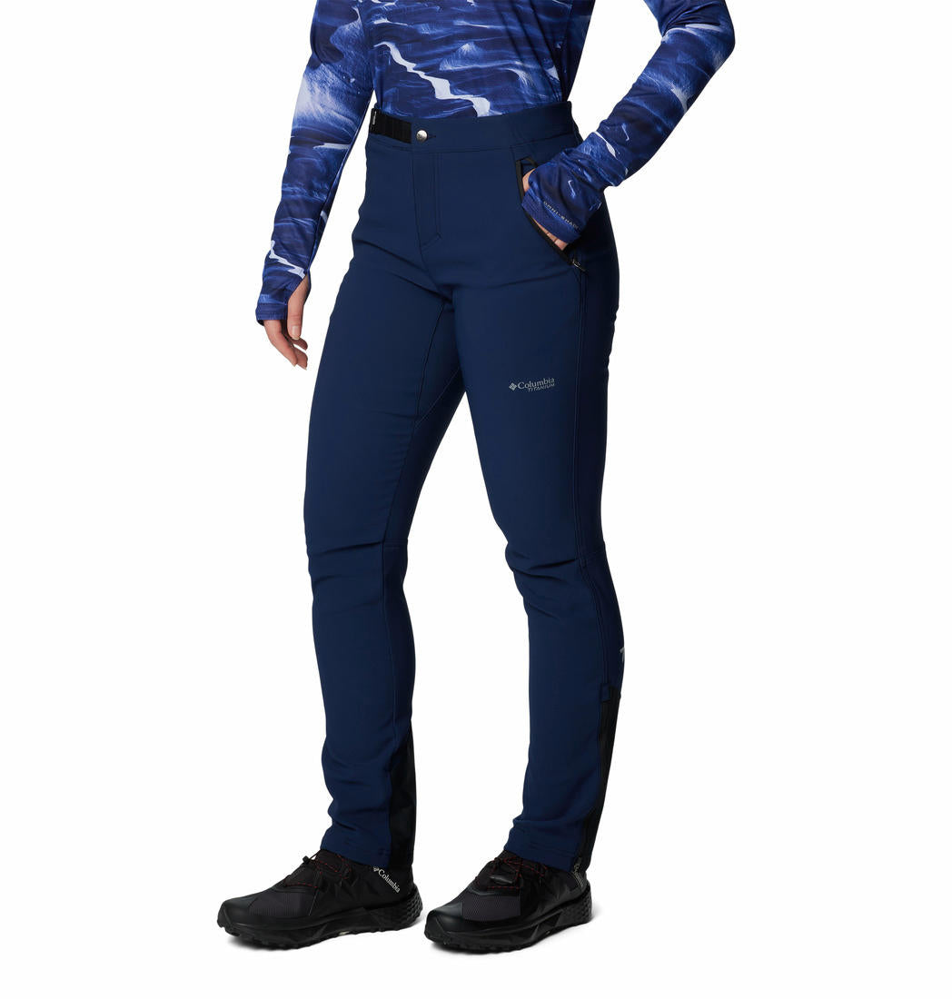 Columbia Womens Blue Vast Canyon Omni-Heat Infinity Softshell Pant