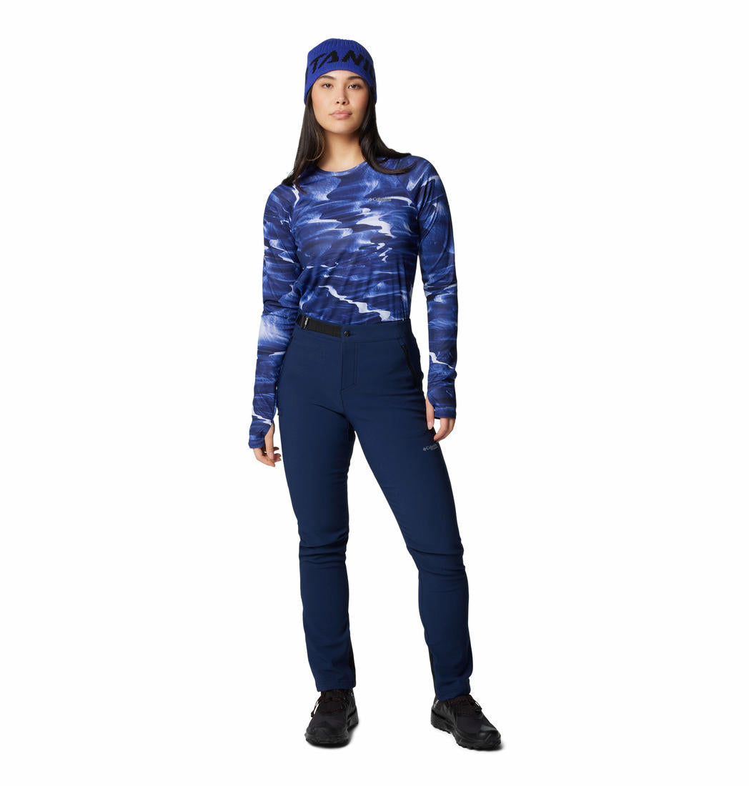 Columbia Womens Blue Vast Canyon Omni-Heat Infinity Softshell Pant