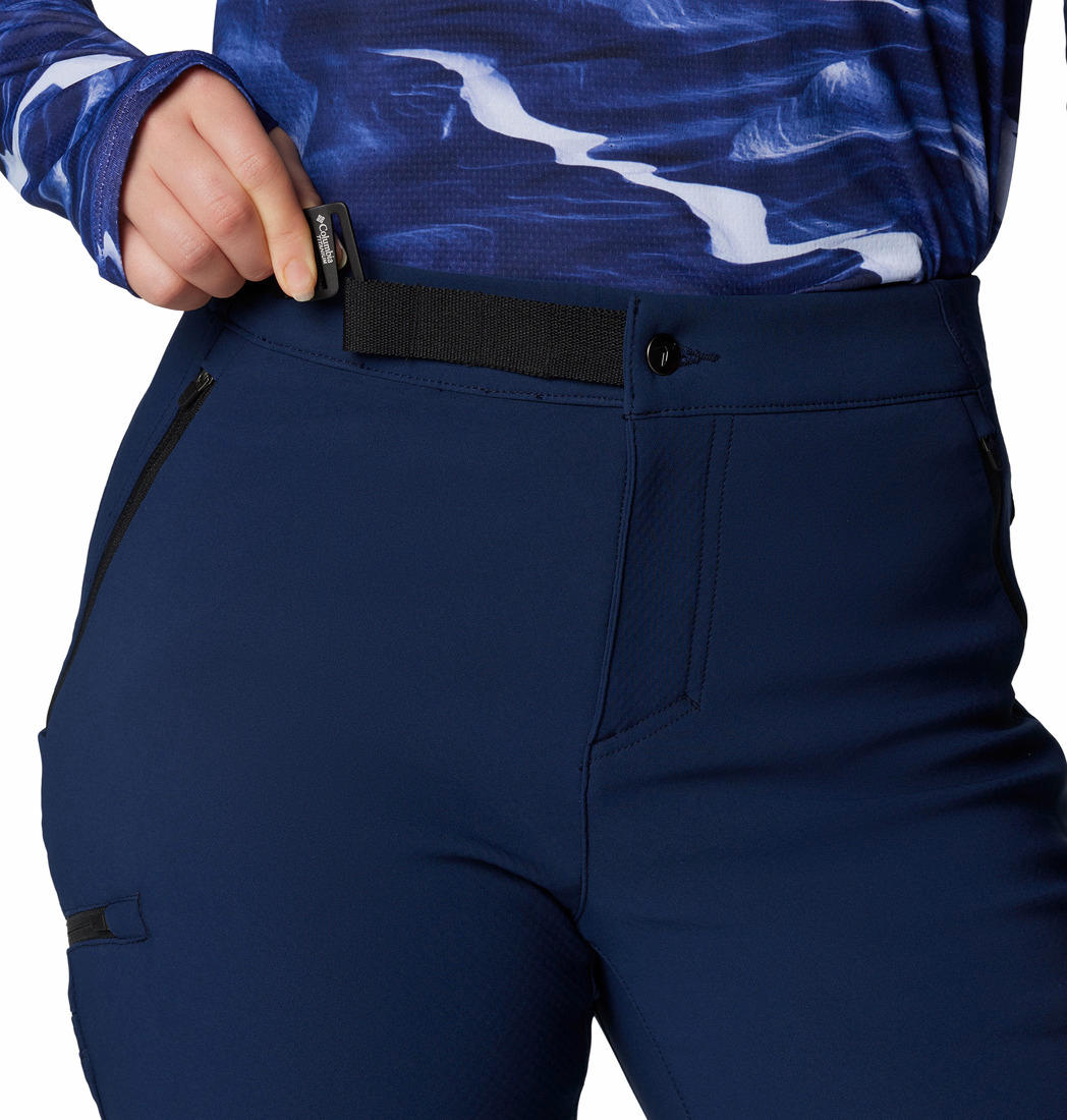 Columbia Womens Blue Vast Canyon Omni-Heat Infinity Softshell Pant