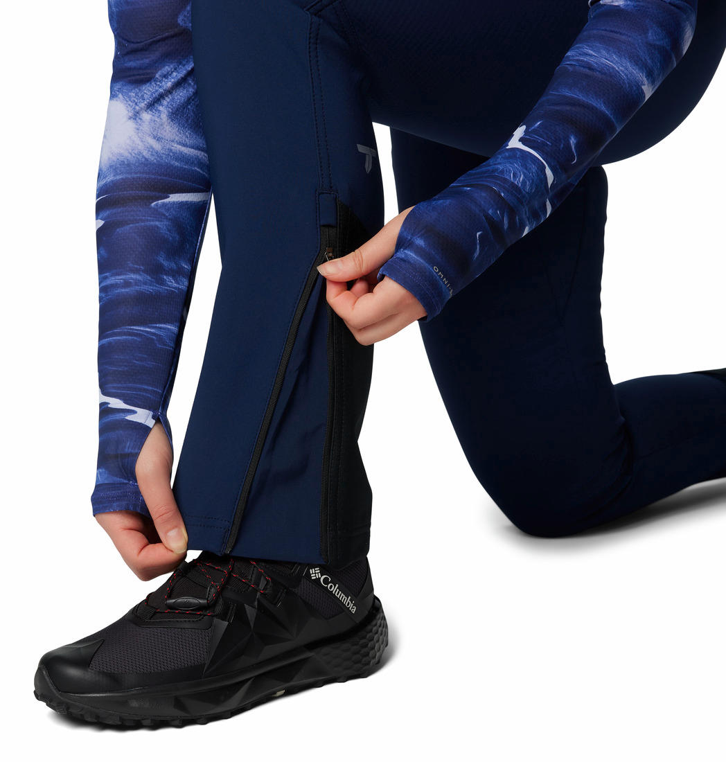 Columbia Womens Blue Vast Canyon Omni-Heat Infinity Softshell Pant