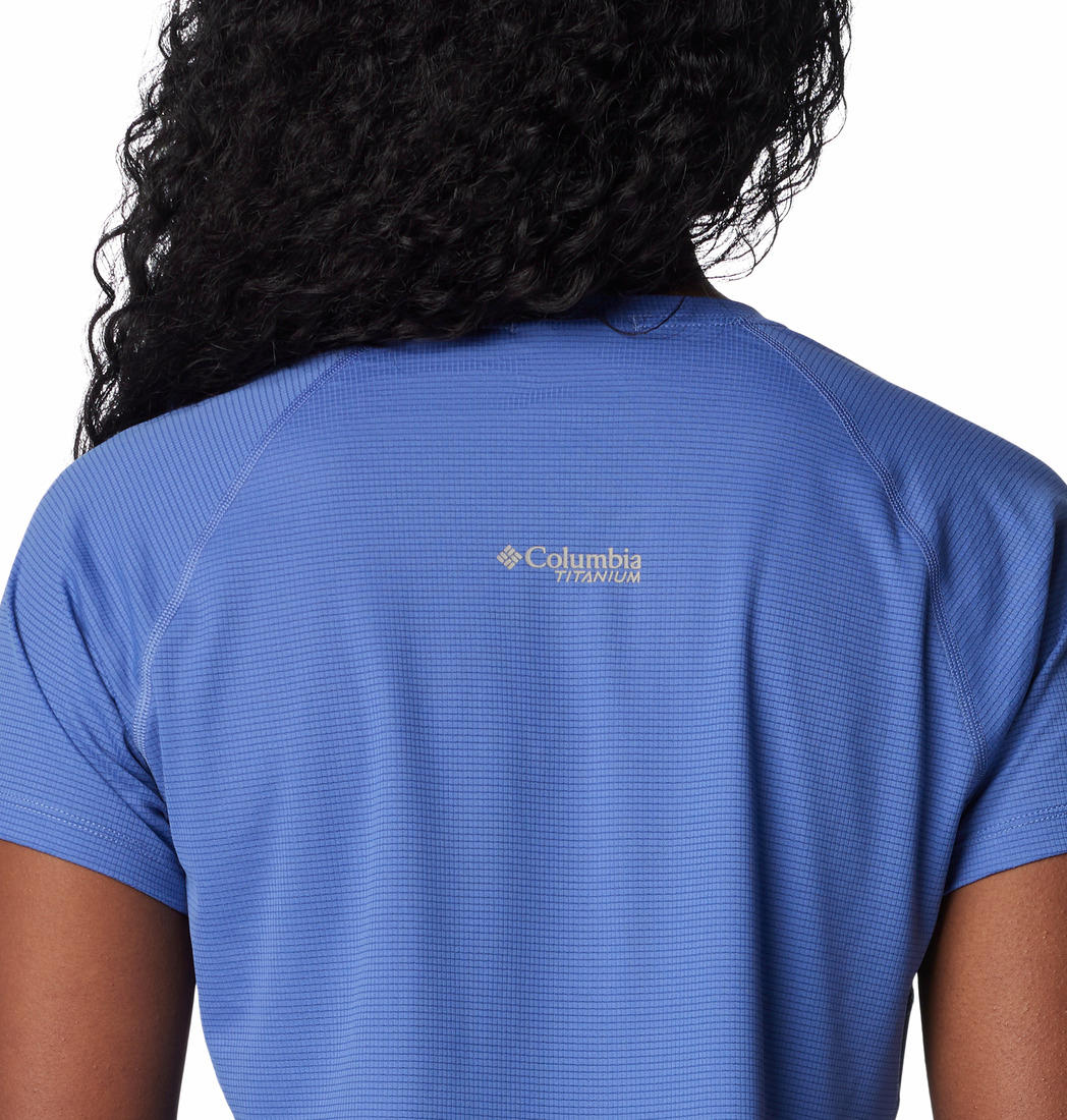 Columbia Women Blue Columbia Women Cirque River Short Sleeve T-Shirt