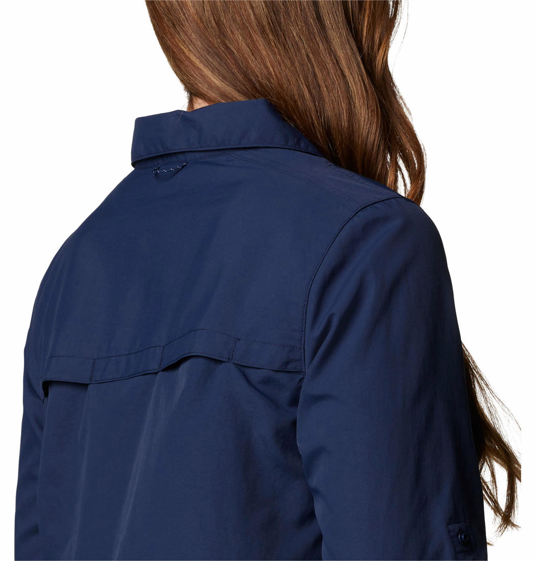 Columbia Womens Blue Silver Ridge 3.0 Long Sleeve Shirt