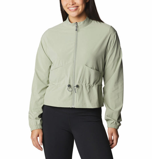Columbia Women Green Boundless Beauty Full Zip Shirts