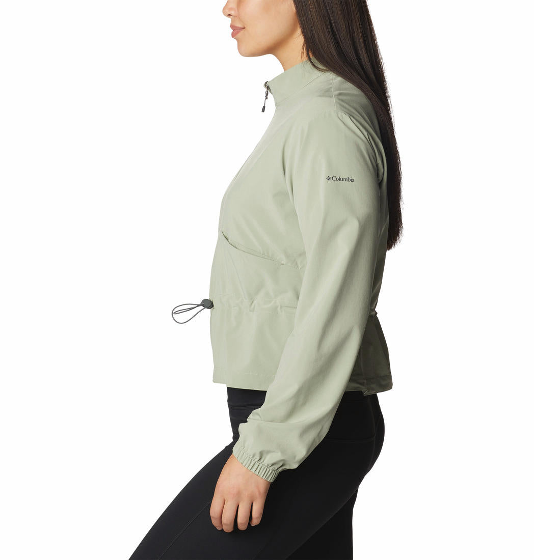 Columbia Women Green Boundless Beauty Full Zip Shirts