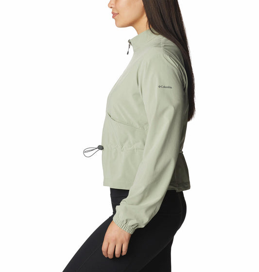 Columbia Women Green Boundless Beauty Full Zip Shirts