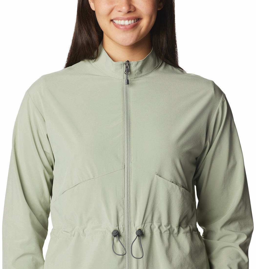 Columbia Women Green Boundless Beauty Full Zip Shirts