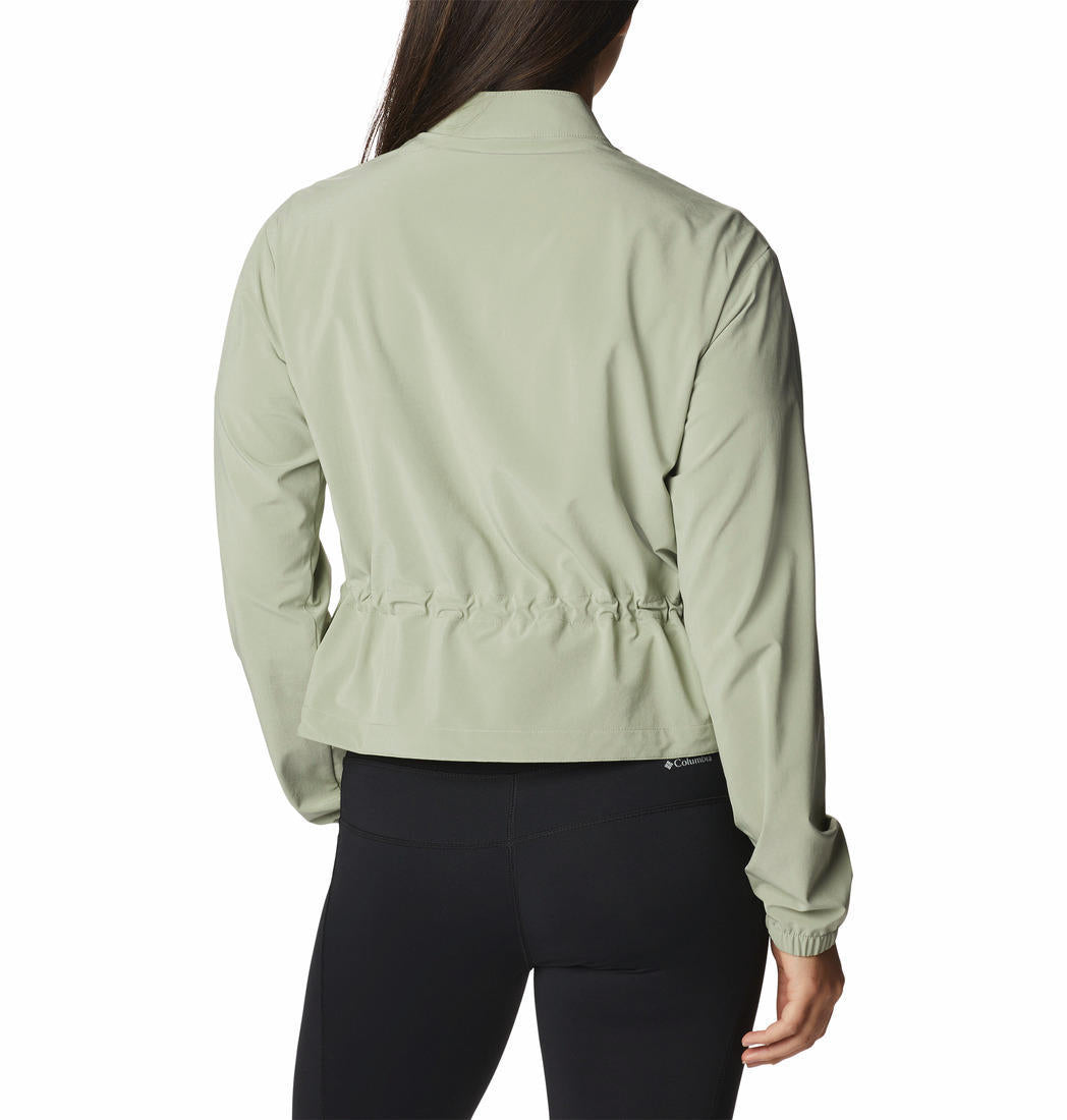Columbia Women Green Boundless Beauty Full Zip Shirts