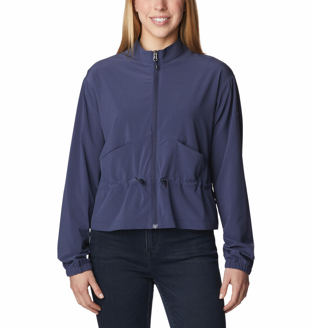 Columbia Women Blue Boundless Beauty Full Zip Shirts