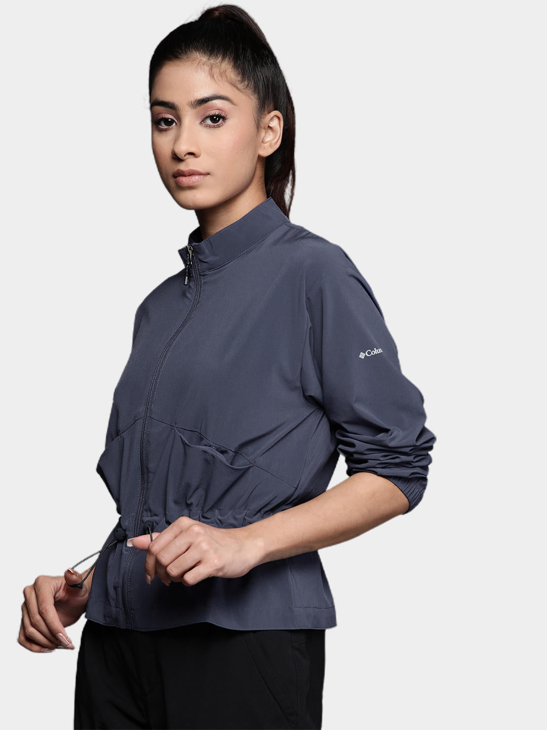 Columbia Women Blue Boundless Beauty Full Zip Shirts