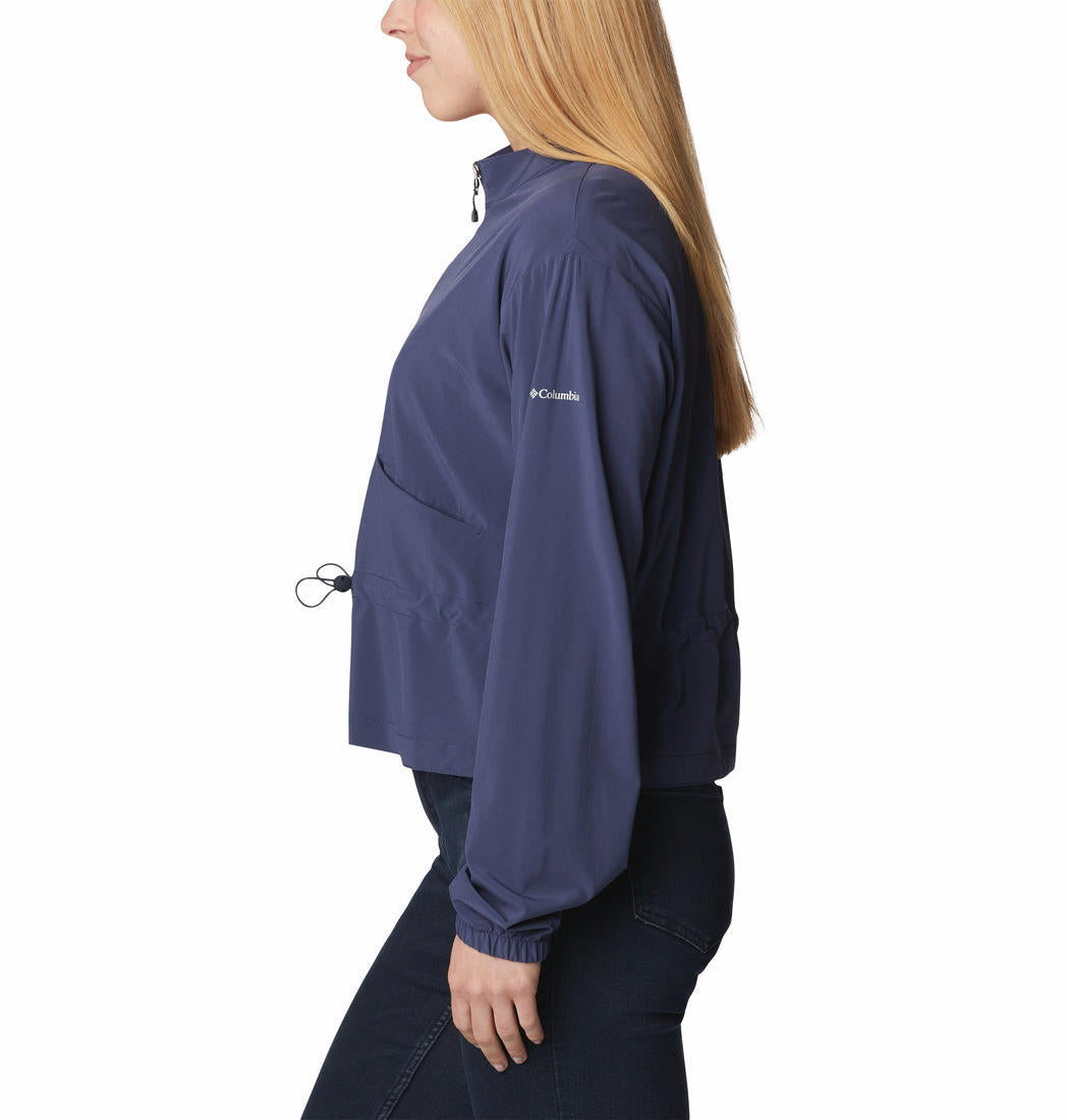 Columbia Women Blue Boundless Beauty Full Zip Shirts