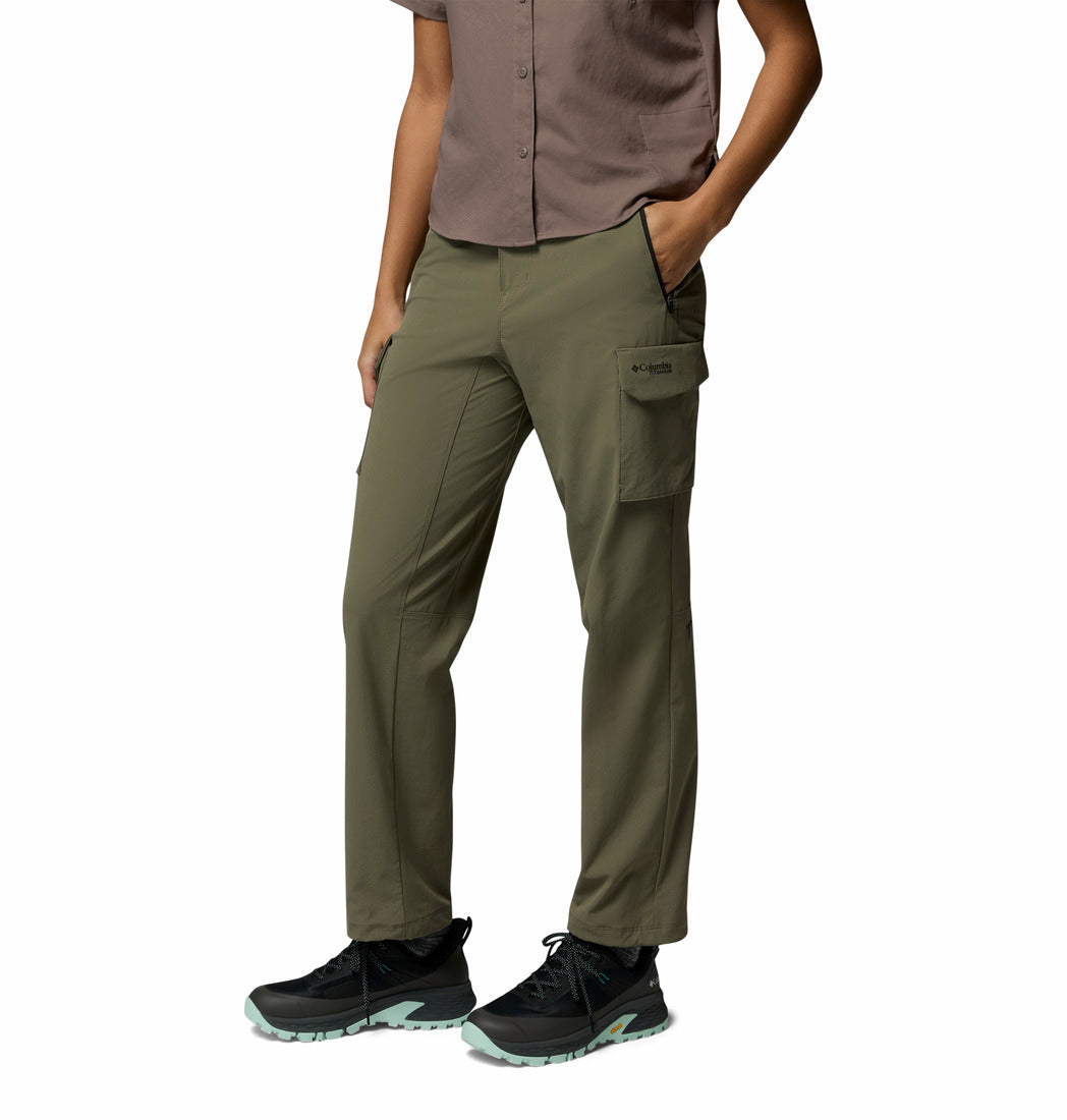 Columbia Women's Olive Green Omni-Shade Silver Ridge Elite Hiking Pants