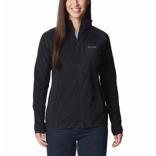 Columbia Women Black Outdoor Tracks Full Zip II