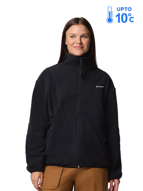 Columbia Women Black Sequoia Grove Fleece Jacket