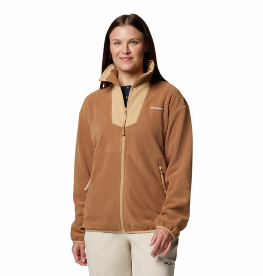 Columbia Women Brown Sequoia Grove Full Zip Fleece