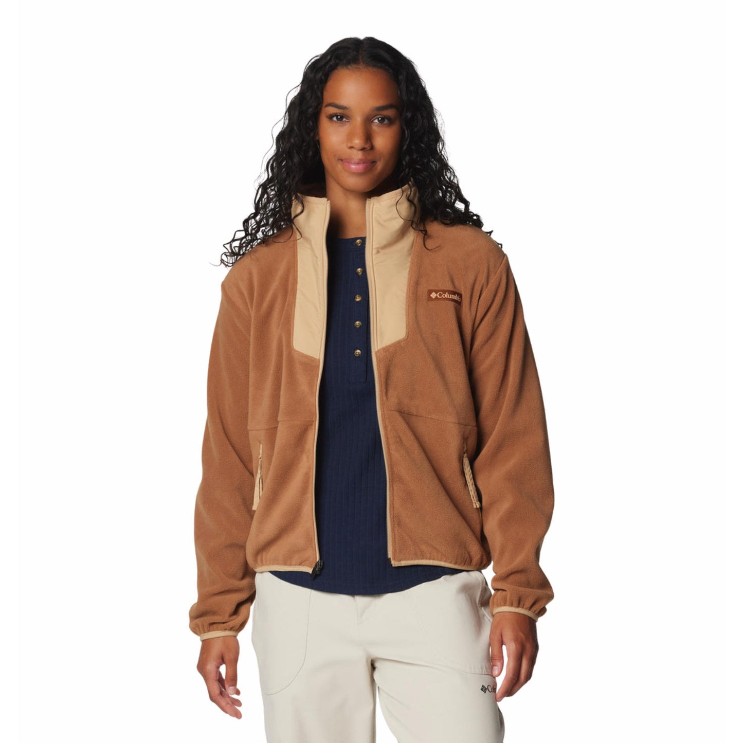 Columbia Womens Brown Sequoia Grove Full Zip Fleece