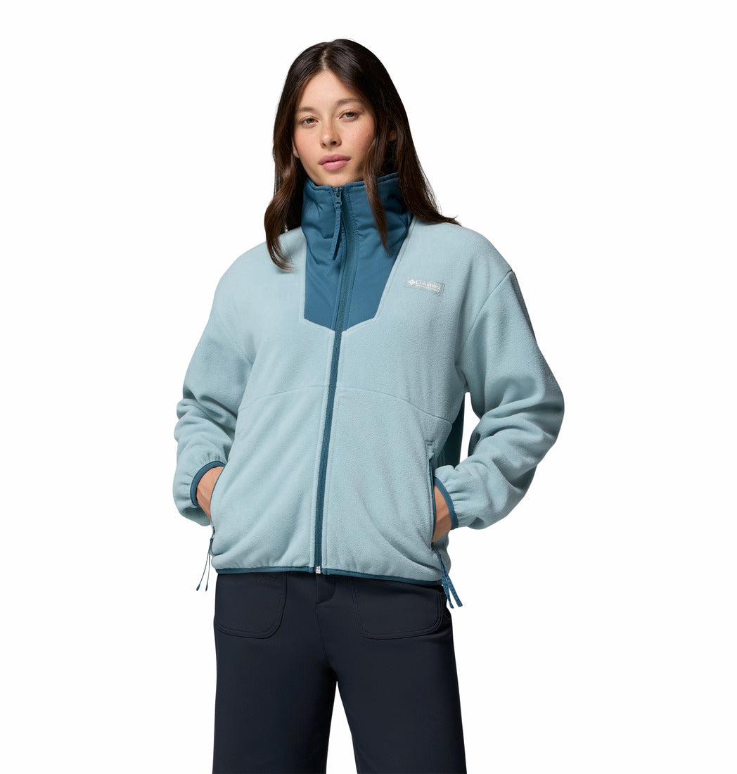Columbia Women Blue Sequoia Grove Fleece Jacket