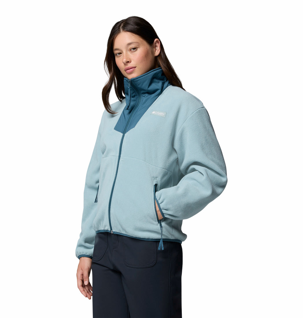 Columbia Women Blue Sequoia Grove Fleece Jacket
