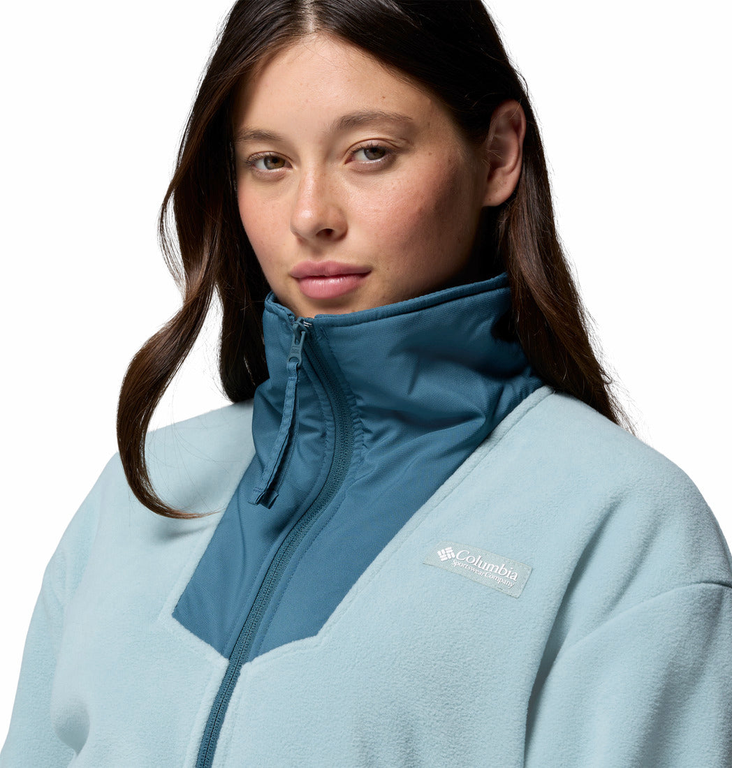Columbia Women Blue Sequoia Grove Fleece Jacket