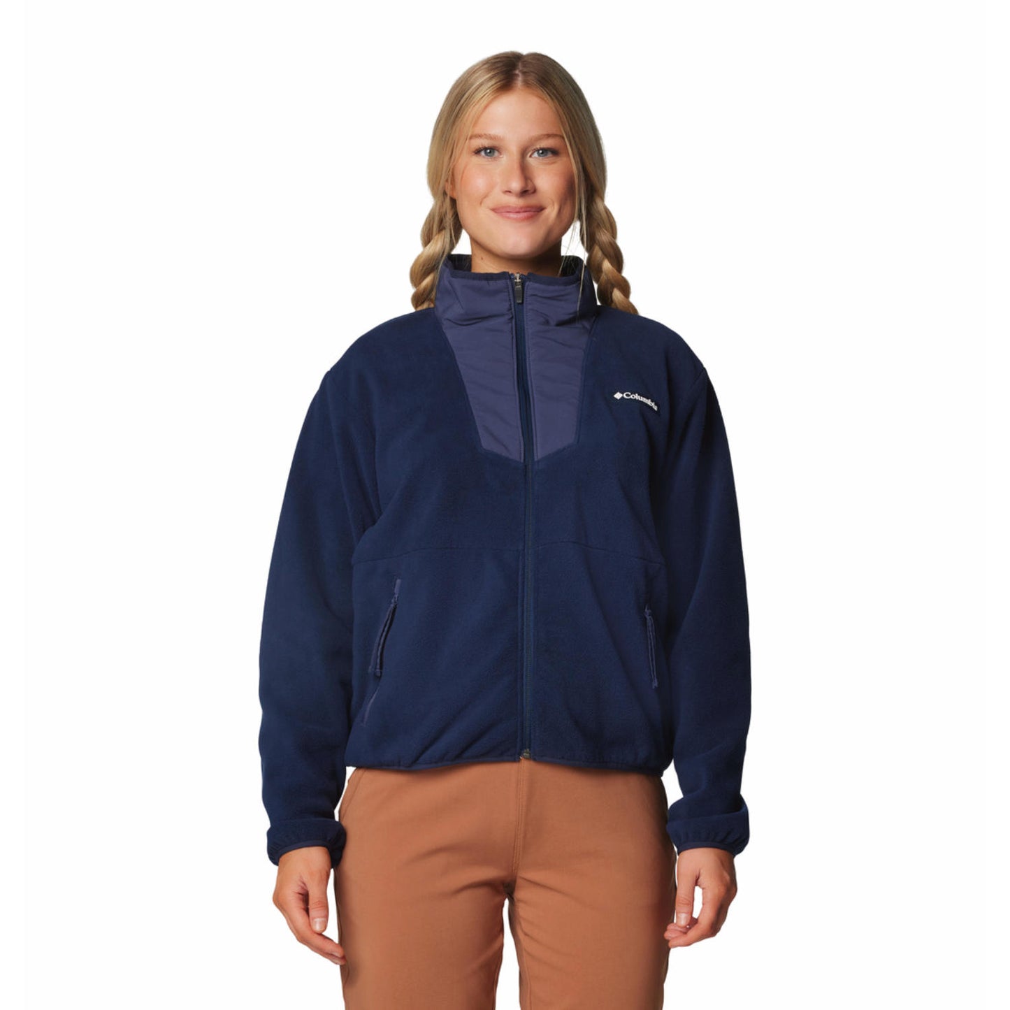 Columbia Womens Blue Sequoia Grove Full Zip Fleece