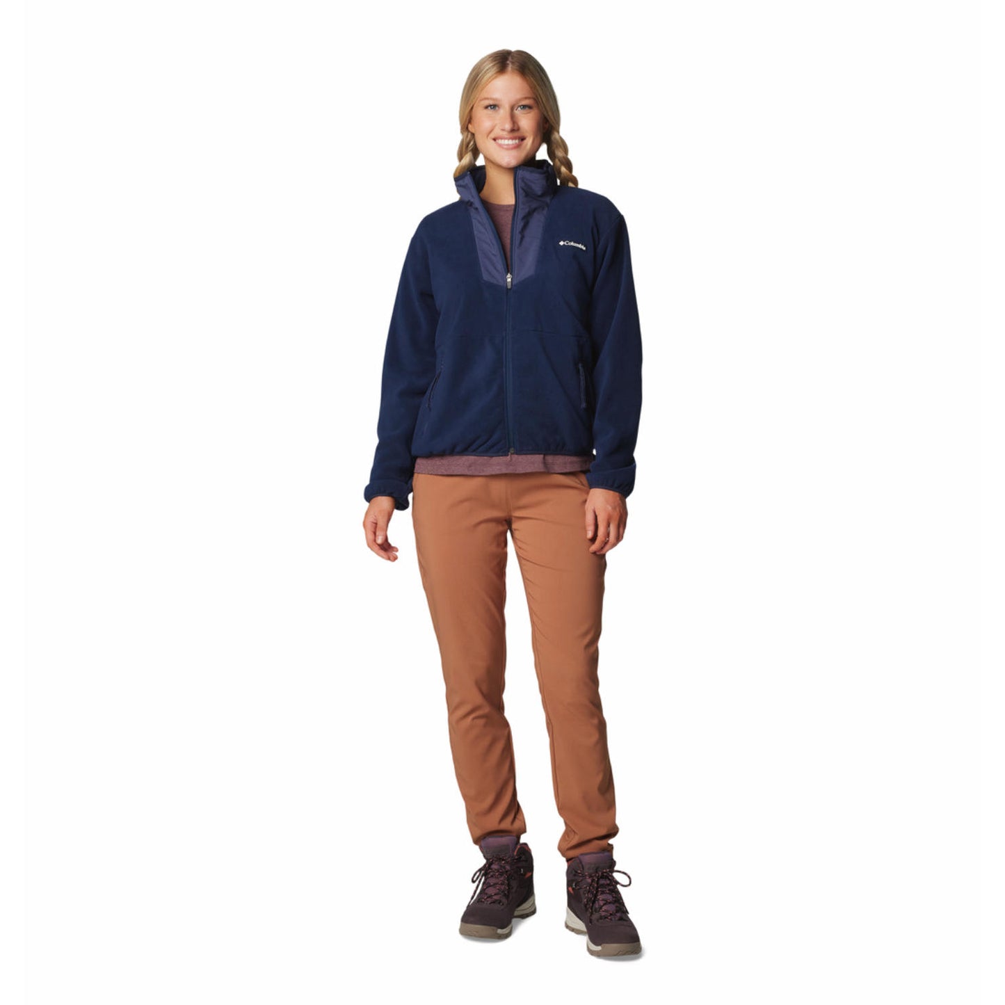 Columbia Womens Blue Sequoia Grove Full Zip Fleece