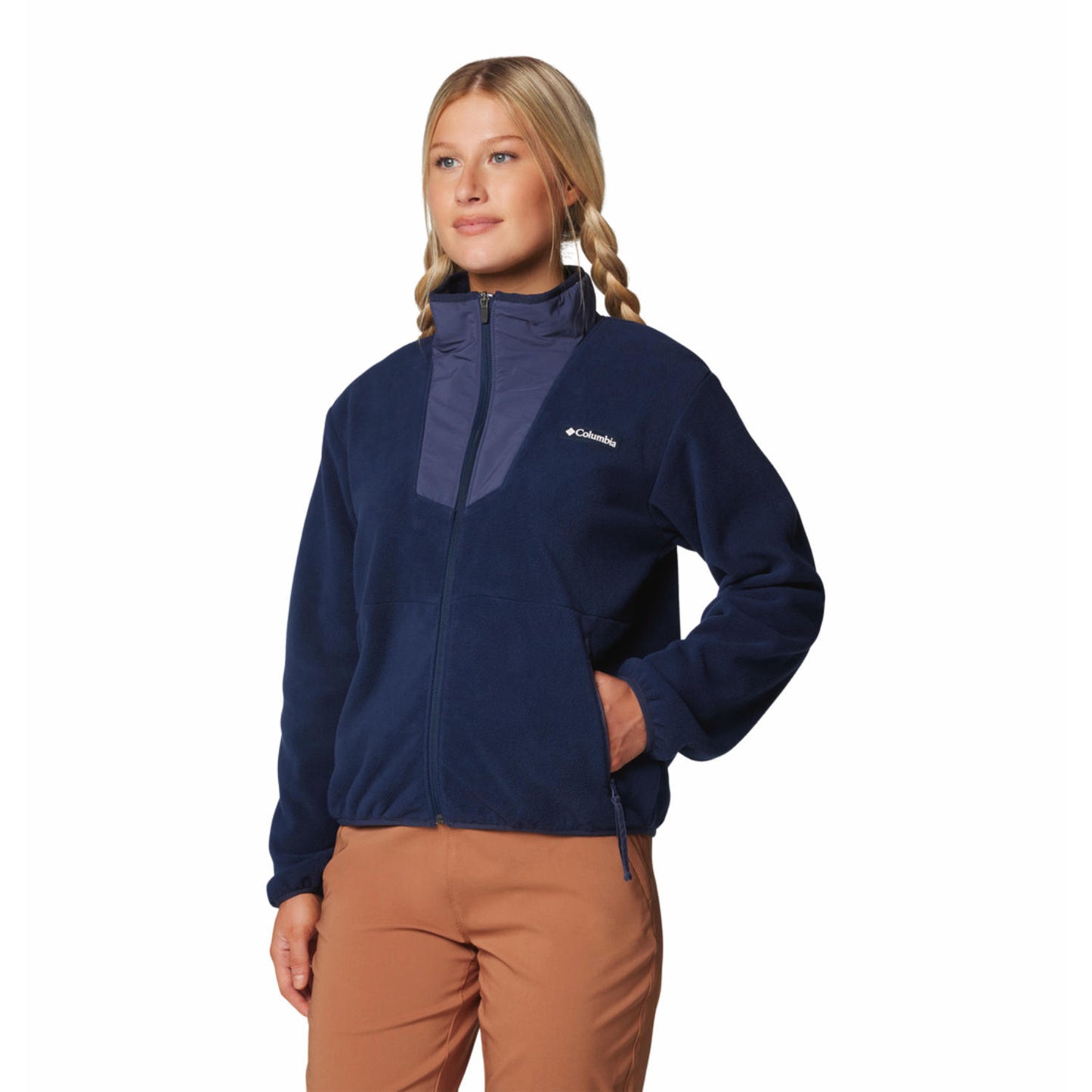 Columbia Womens Blue Sequoia Grove Full Zip Fleece