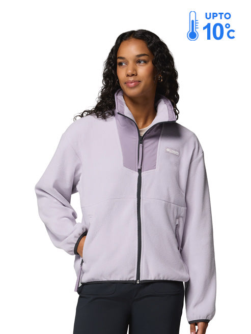Columbia Women Purple Sequoia Grove Fleece Jacket