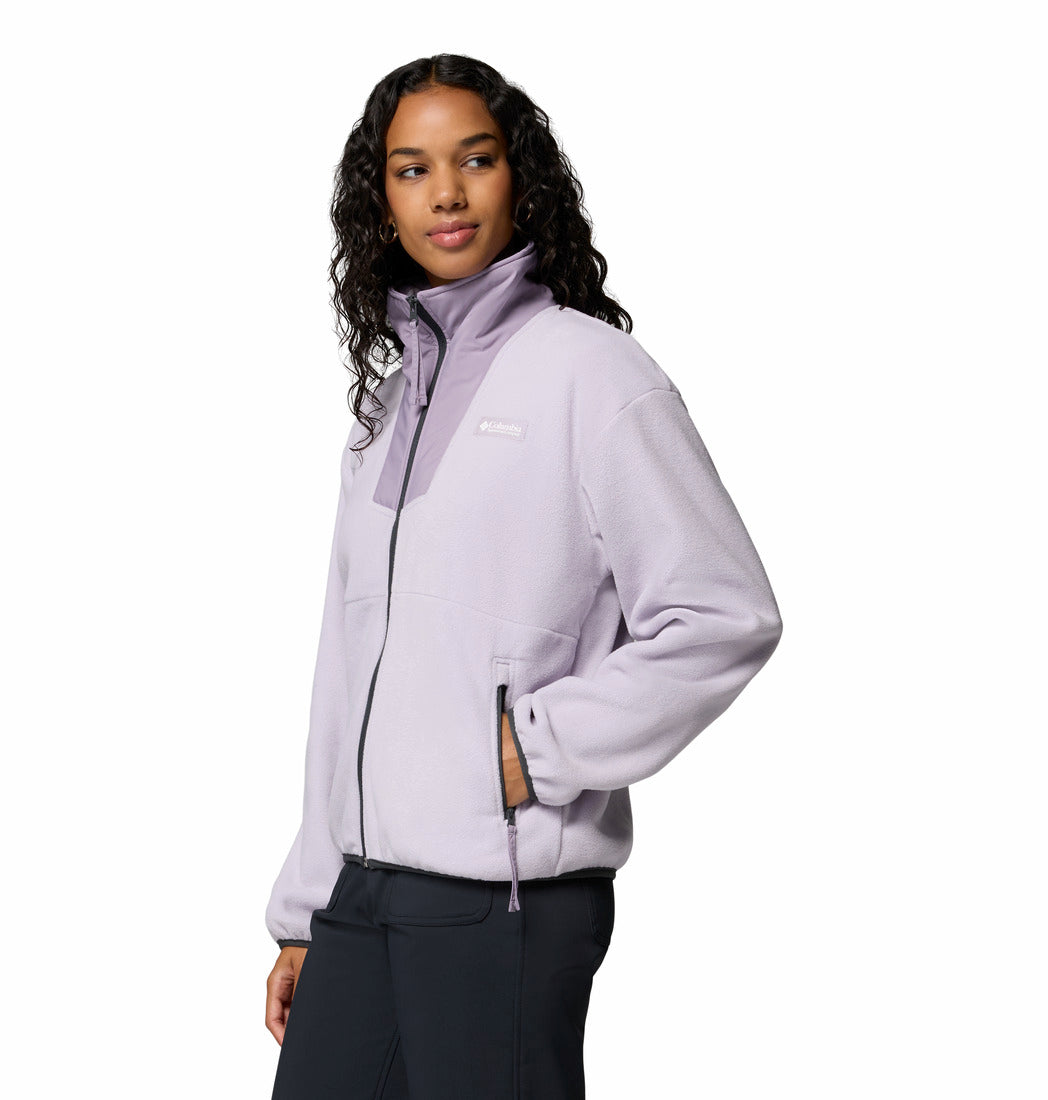Columbia Women Purple Sequoia Grove Fleece Jacket