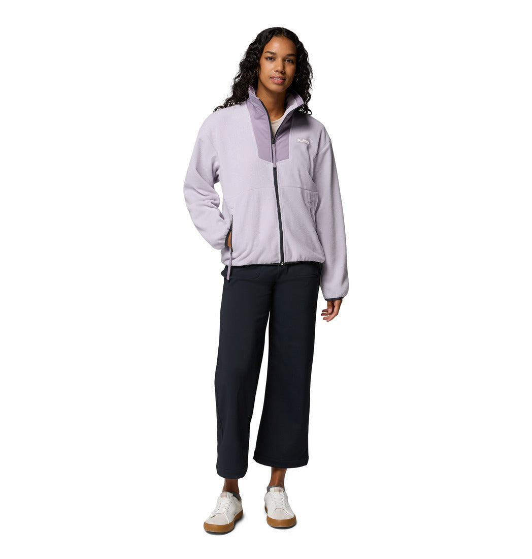 Columbia Women Purple Sequoia Grove Fleece Jacket