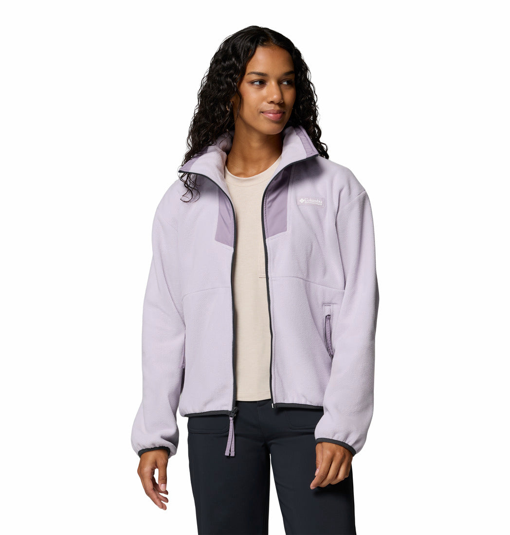 Columbia Women Purple Sequoia Grove Fleece Jacket