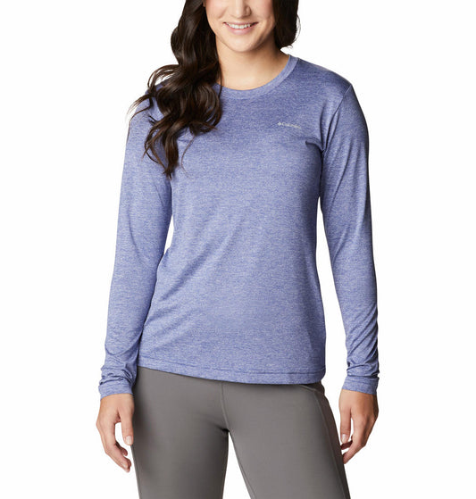 Columbia Women Blue Columbia Hike LS T-Shirt