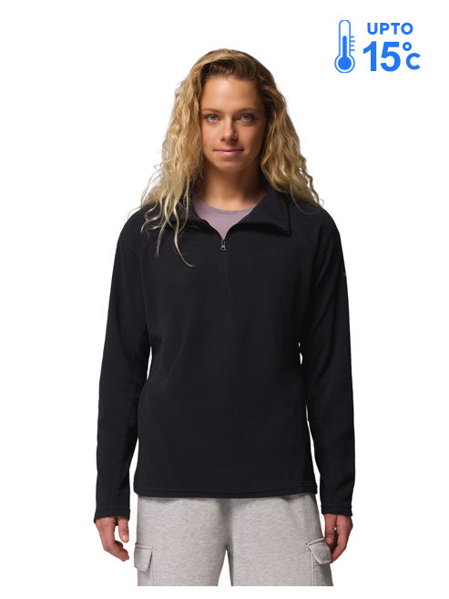Columbia Women Black Glacial IV 1/2 Zip