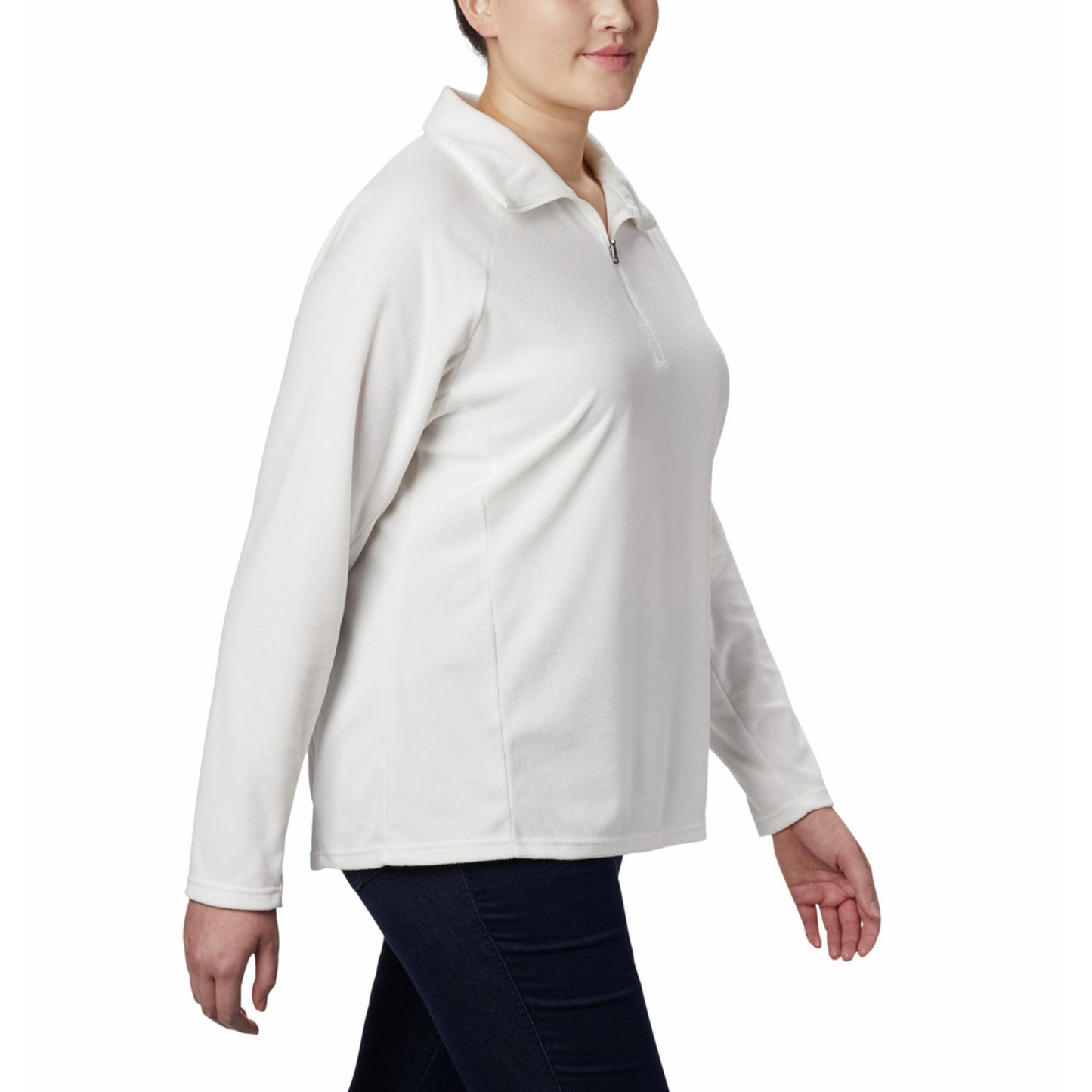 Columbia Women White Glacial IV Half Zip Fleece