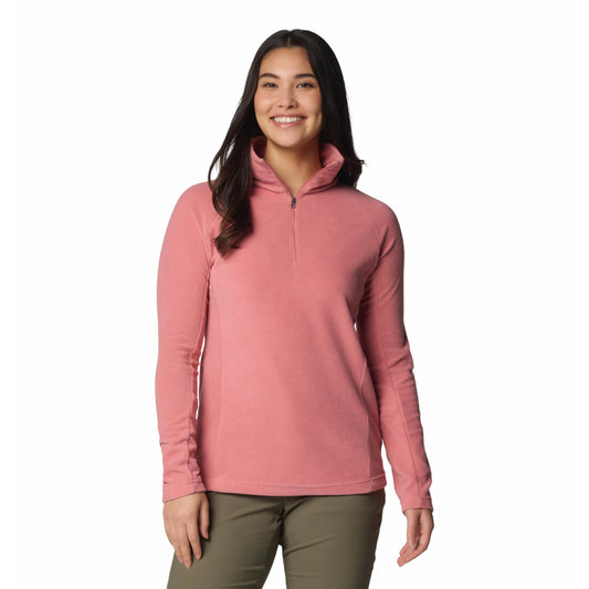 Columbia Women Pink Glacial IV Half Zip Fleece